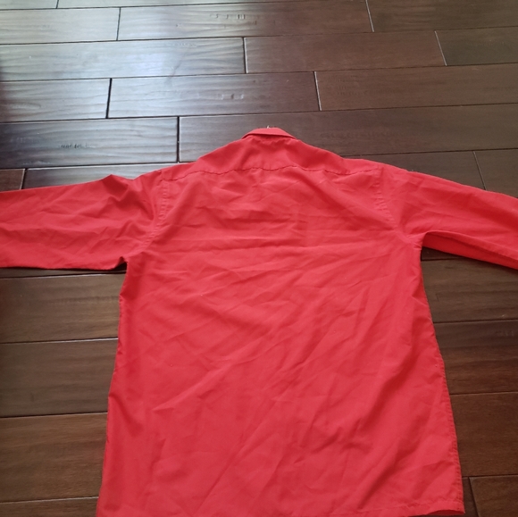 Red Stefano Button Down - Picture 4 of 4